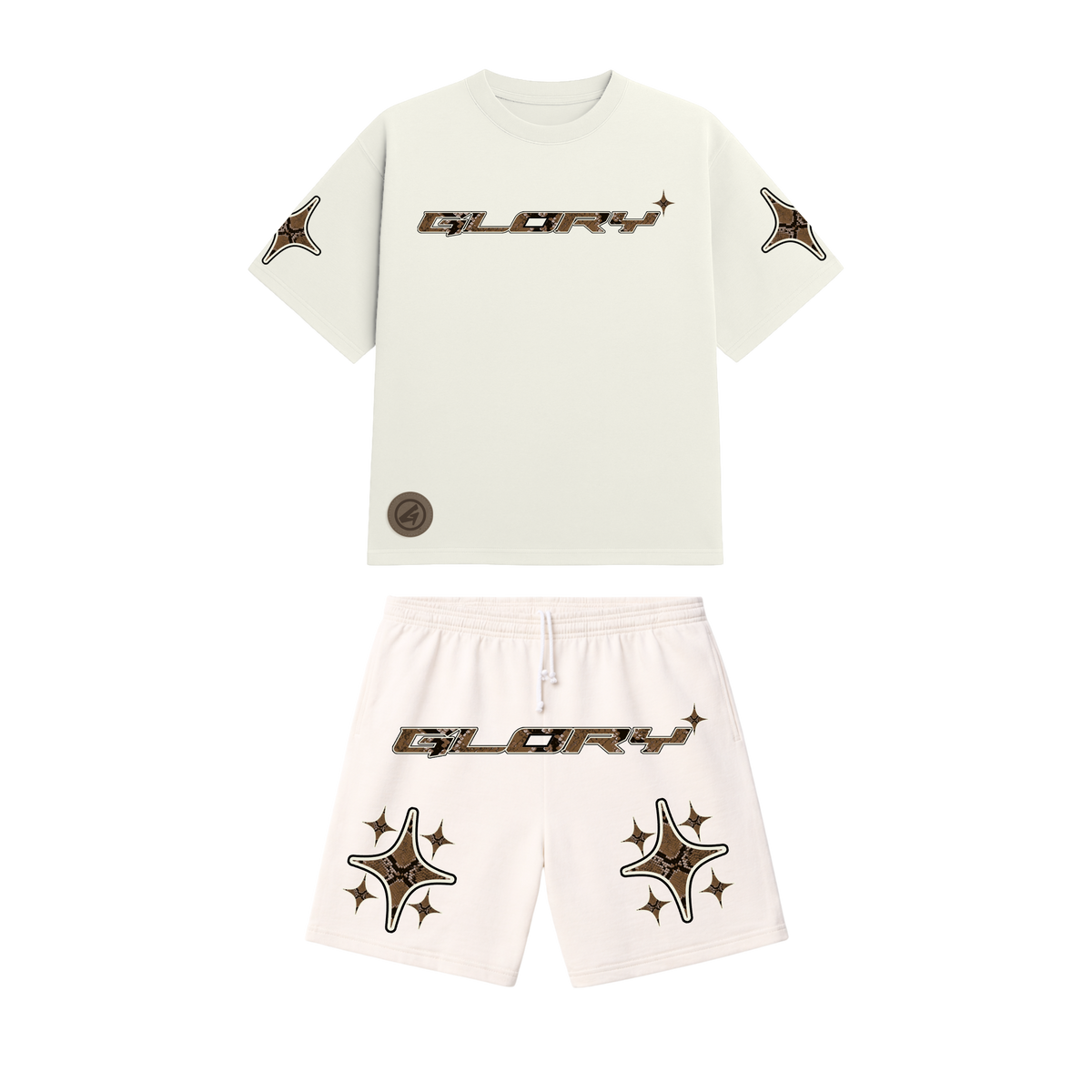 God's Glory - Snakeskin T-Shirt Short Set