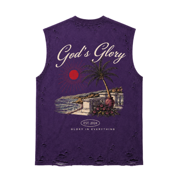 Gods Glory Distressed Sleeveless Tee