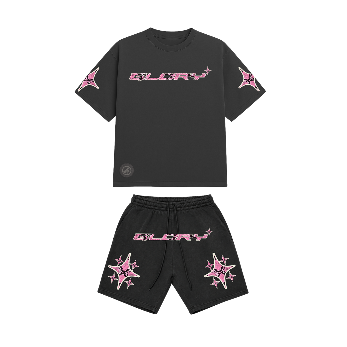 God's Glory - Snakeskin T-Shirt Short Set
