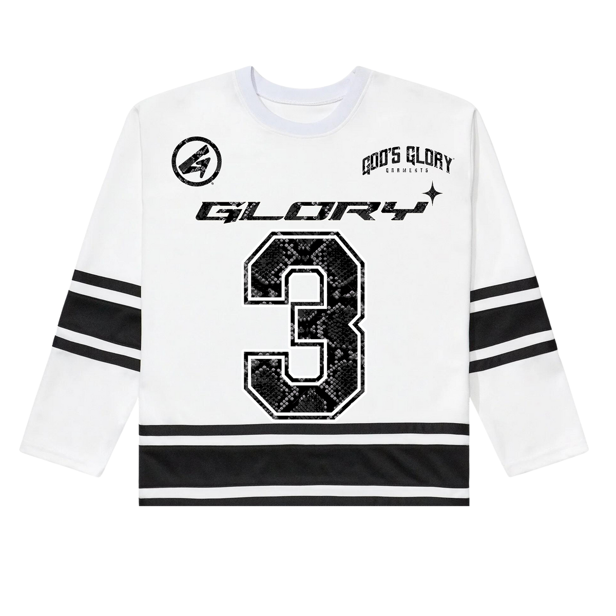 God's Glory - Cropped Hockey Jersey