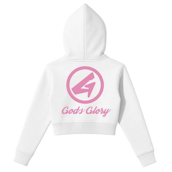 God's Glory - Full Zip Crop Top