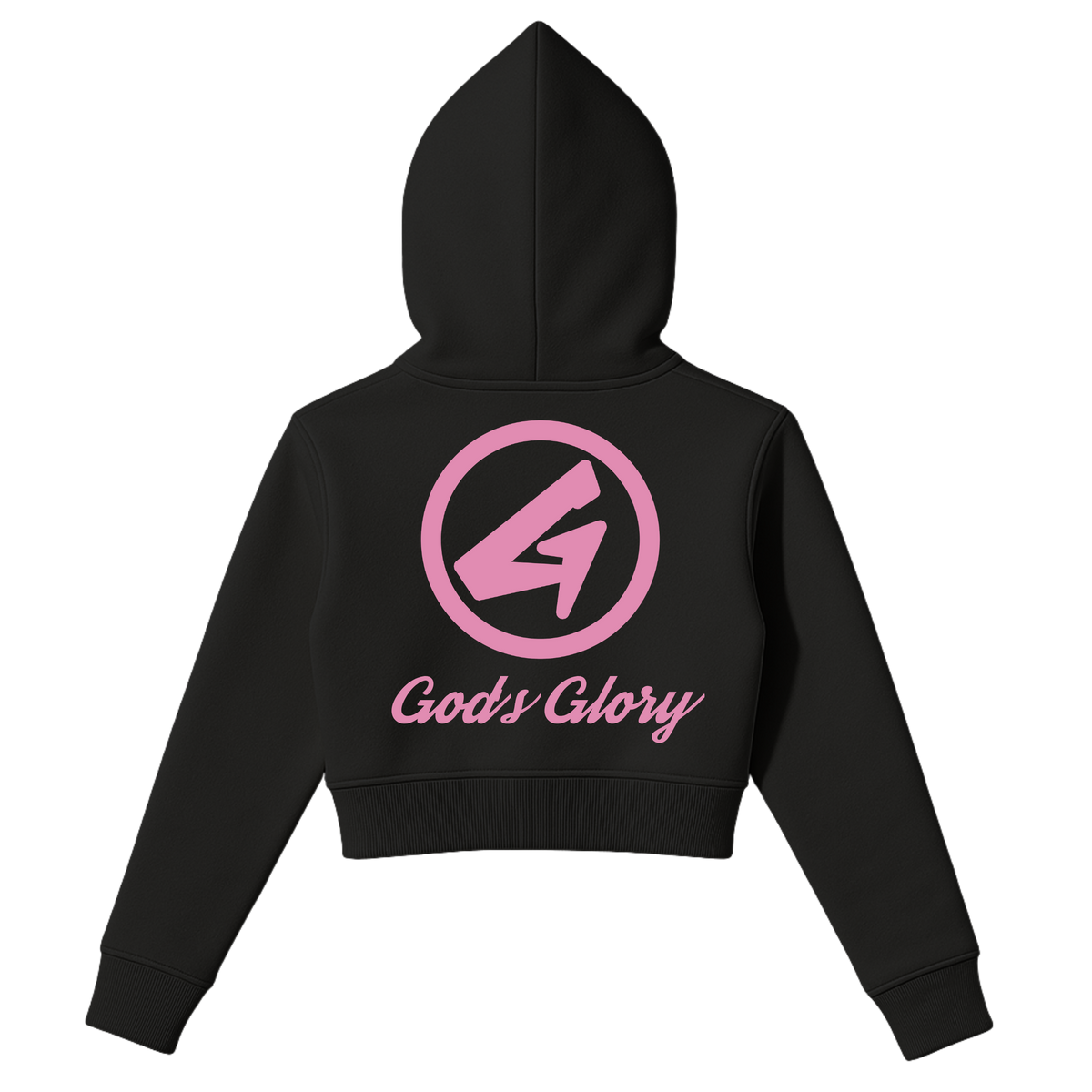 God's Glory - Full Zip Crop Top