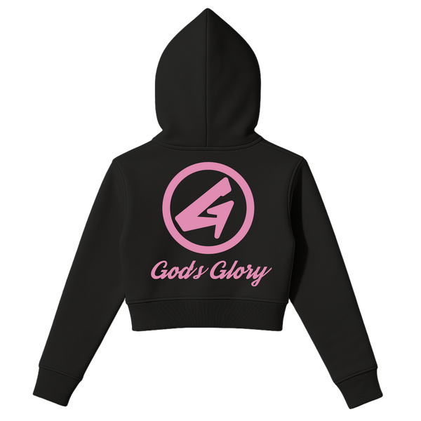 God's Glory - Full Zip Crop Top