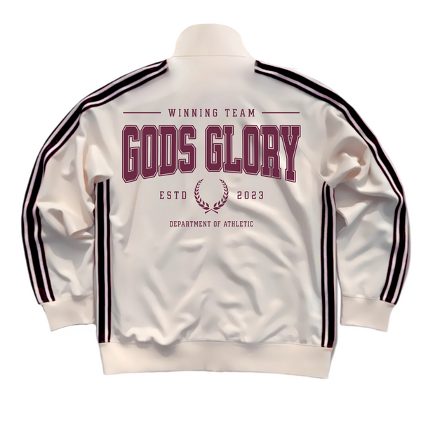 God's Glory Dept. Athletic Relaxed Track Jacket