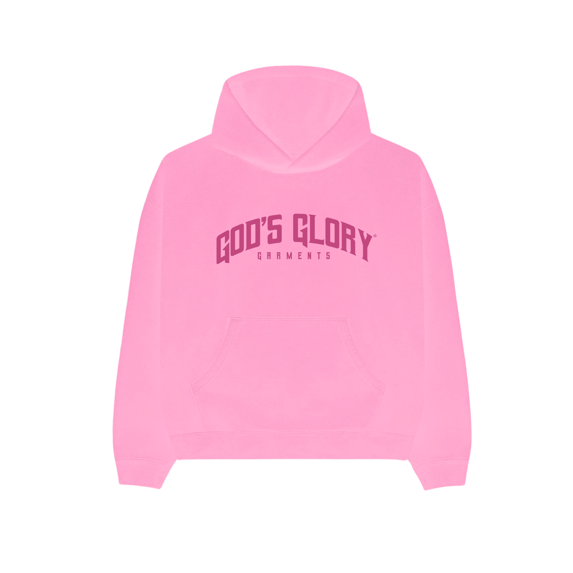 God's Glory - Rose Fleece Hoodie