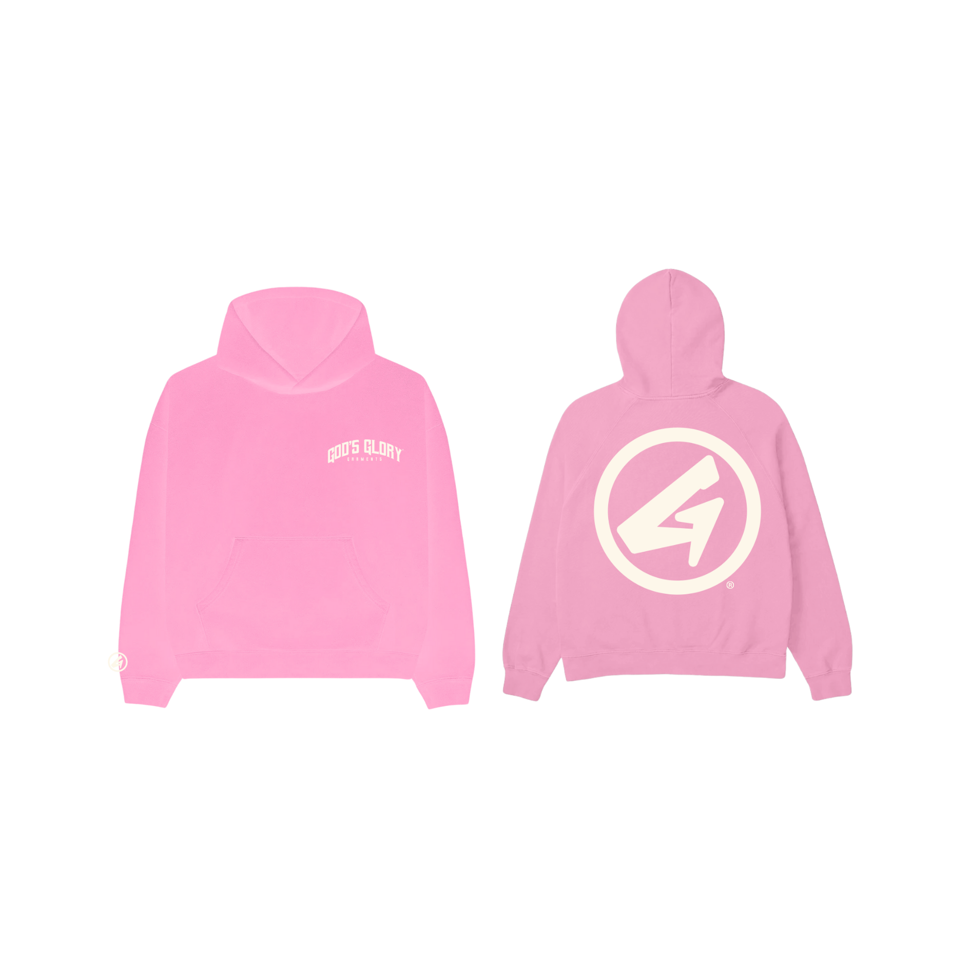 God's Glory - Pink Classic Hoodie