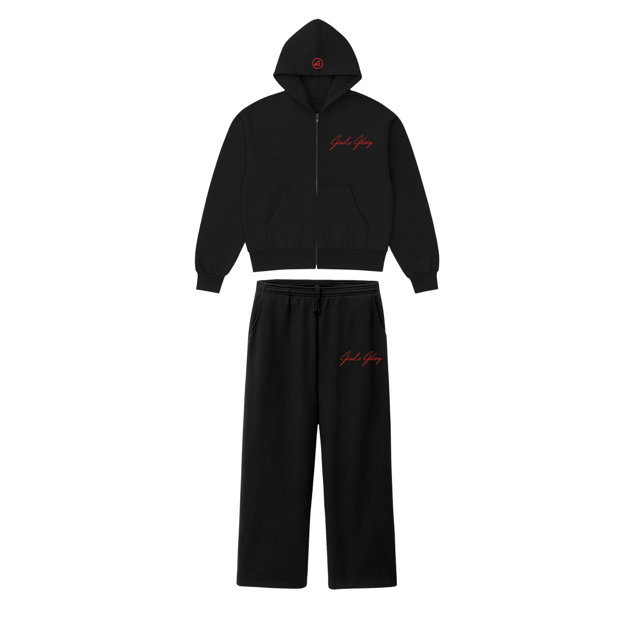 God's Glory Zip Up Hoodie Set