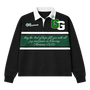Varsity Rugby Polo - Black / Green