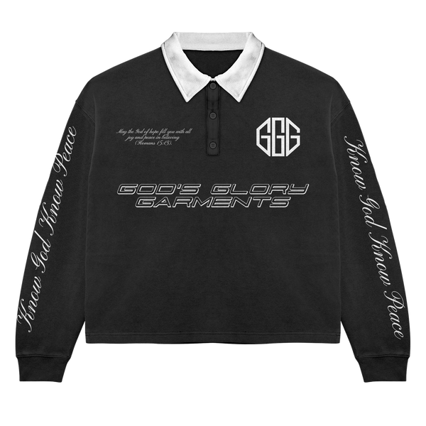 GG Rugby Polo - Washed Black
