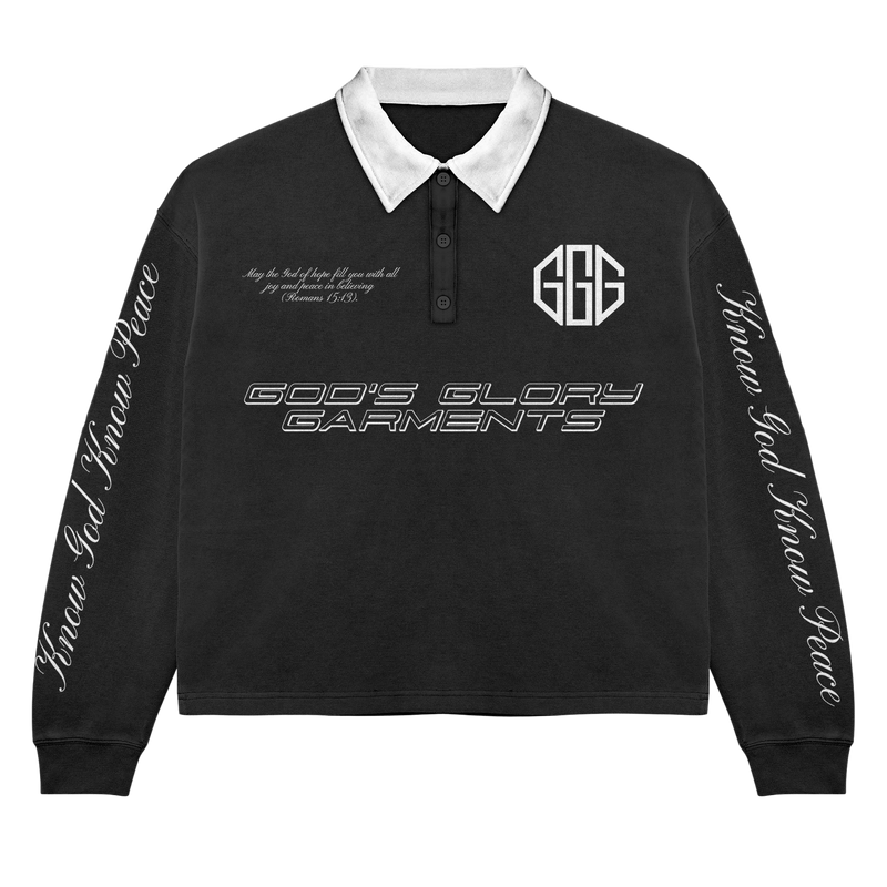 GG Rugby Polo - Washed Black