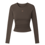 Fitted Long Sleeve Crop