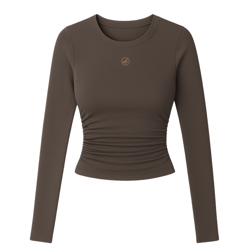 Fitted Long Sleeve Crop