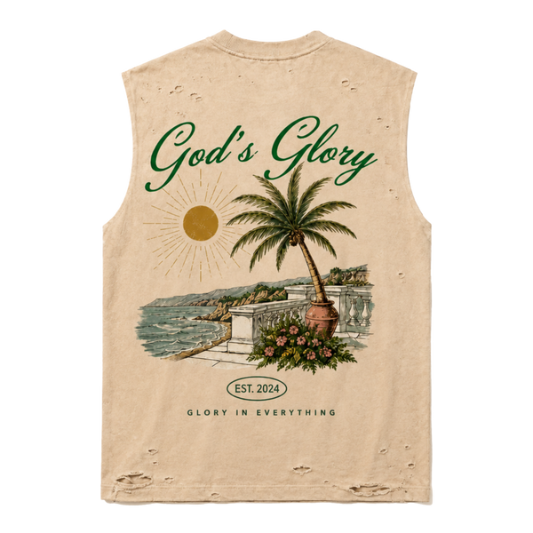 Gods Glory Distressed Sleeveless Tee