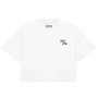 Fear No Evil Boxy Tee - White & Black