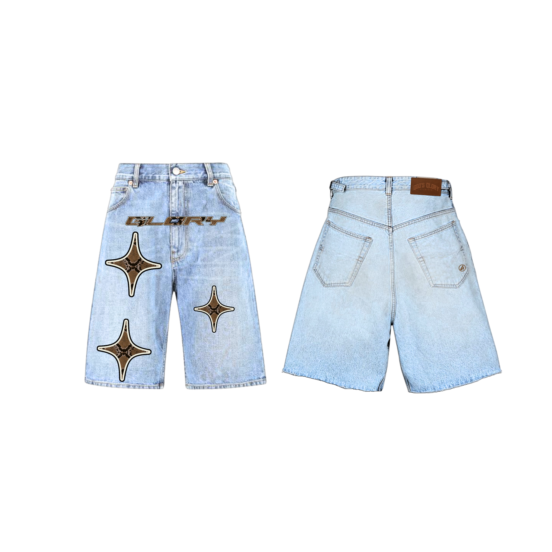 God's Glory - Limited Jean Shorts