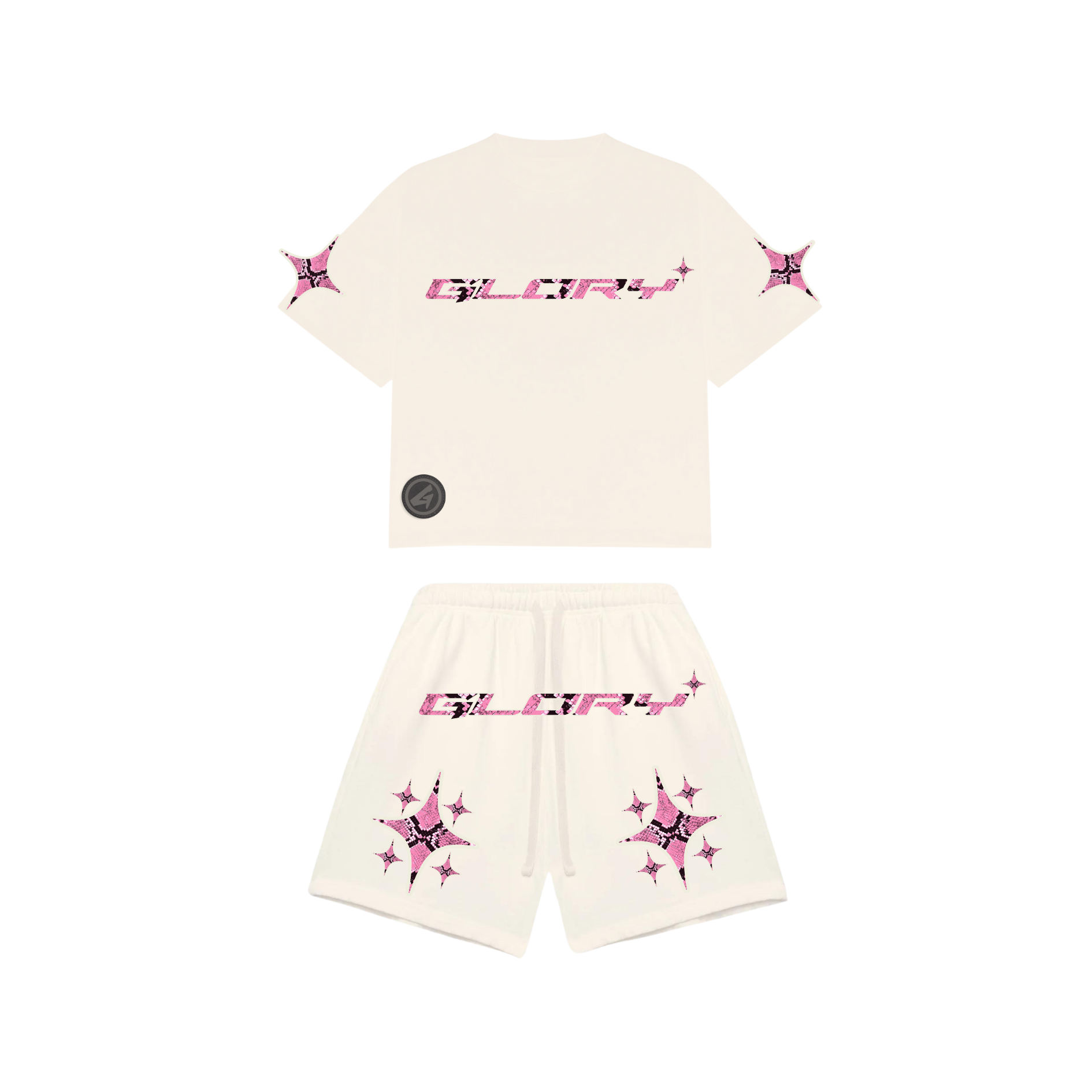 God's Glory - Snakeskin T-Shirt Short Set