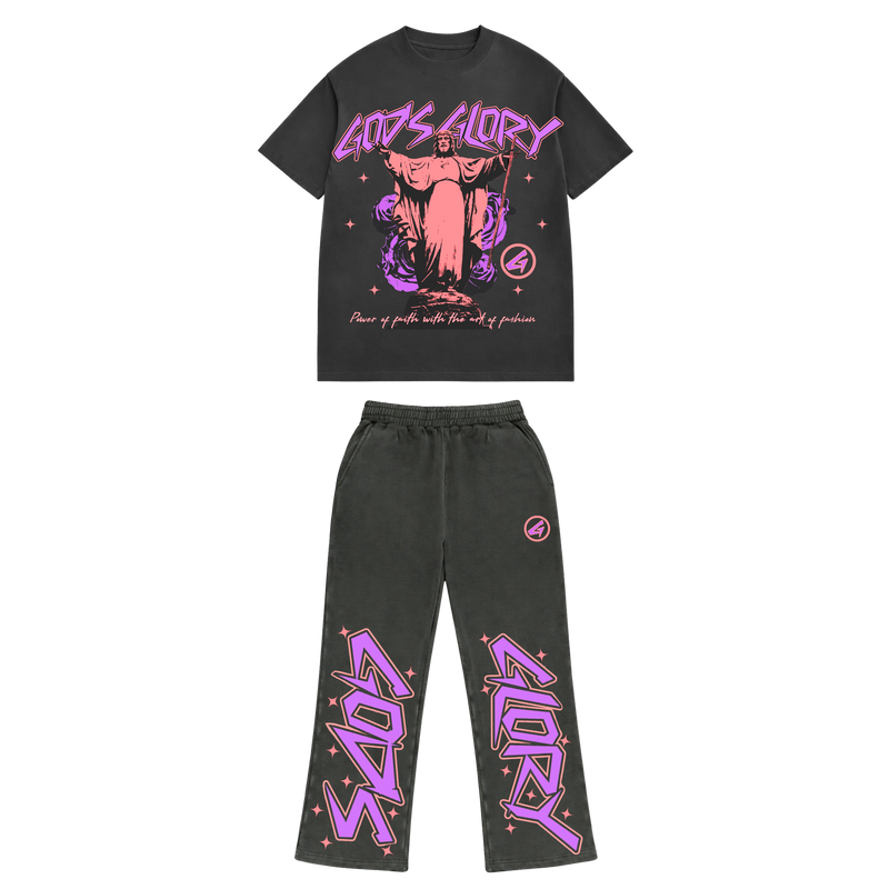 God's Glory - Limited Potassium Dyed Shirt + Flared Set