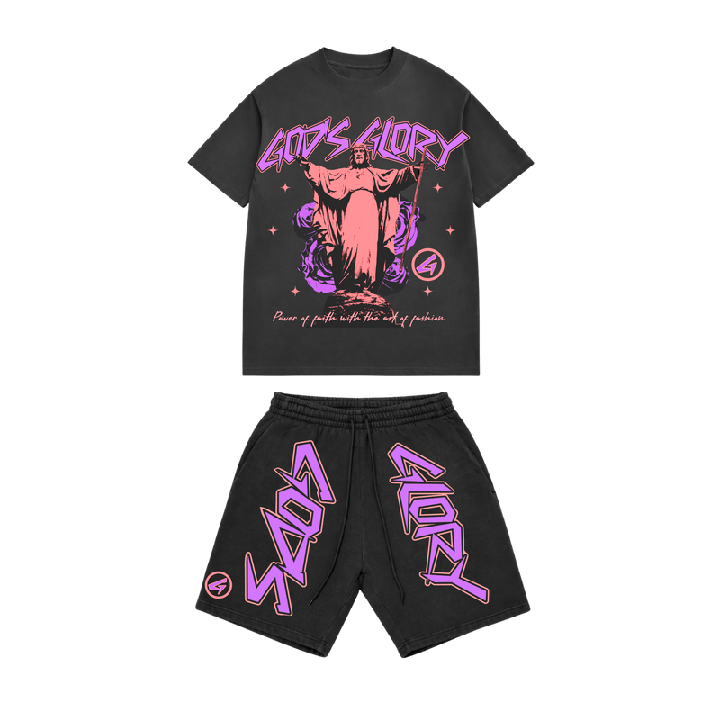God's Glory - Limited Pigment Dyed T-Shirt + Short Set