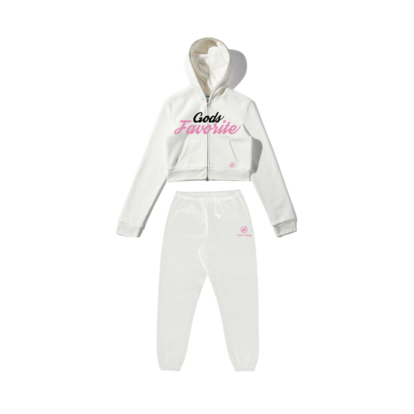 God's Glory - Crop Full Zip Jogger Set