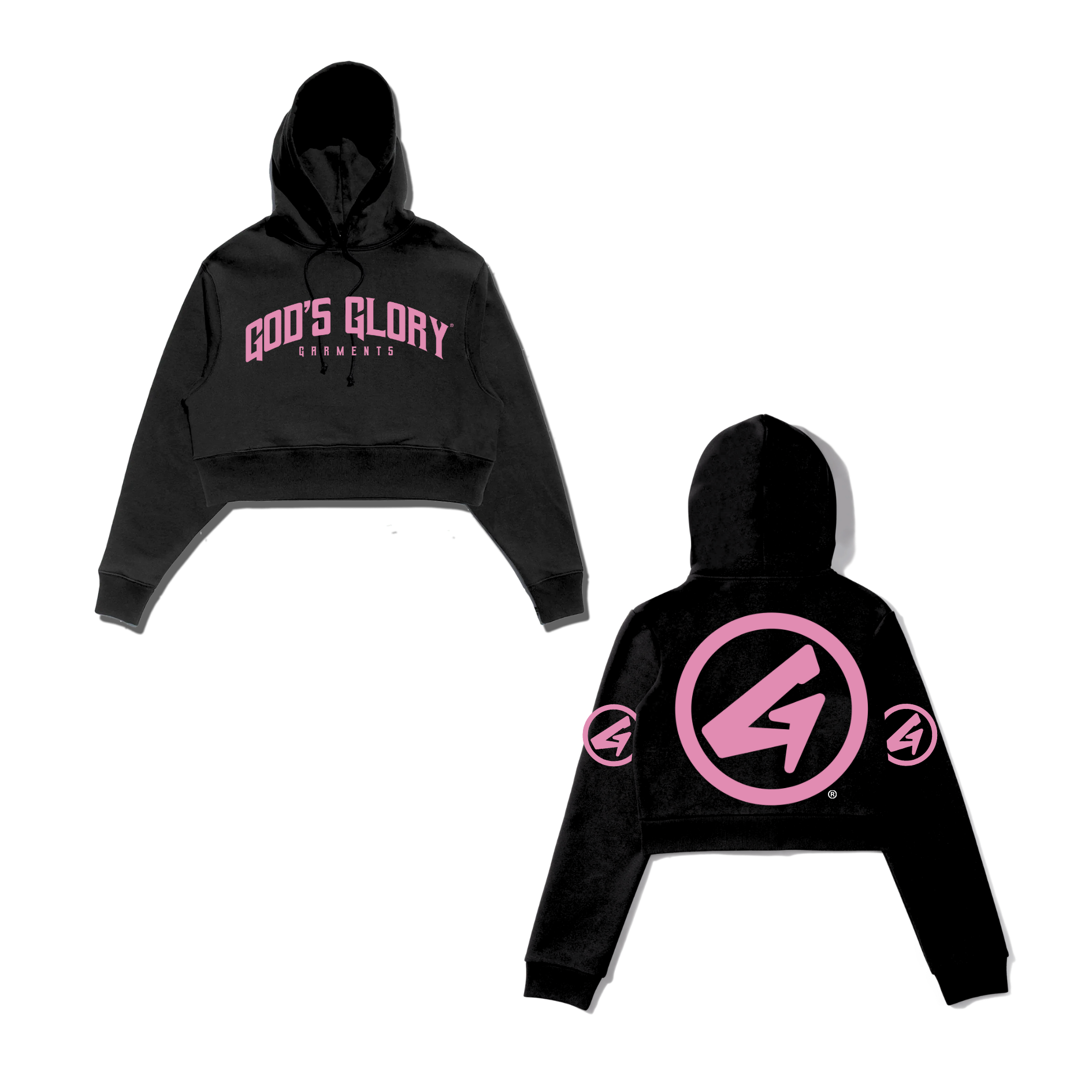 God's Glory - Crop Top Hoodie