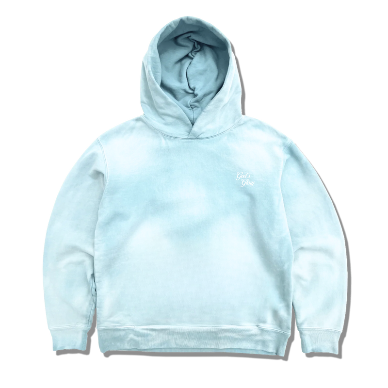 Fear No Evil Sky Blue Hoodie