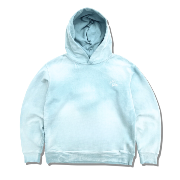 Fear No Evil Sky Blue Hoodie