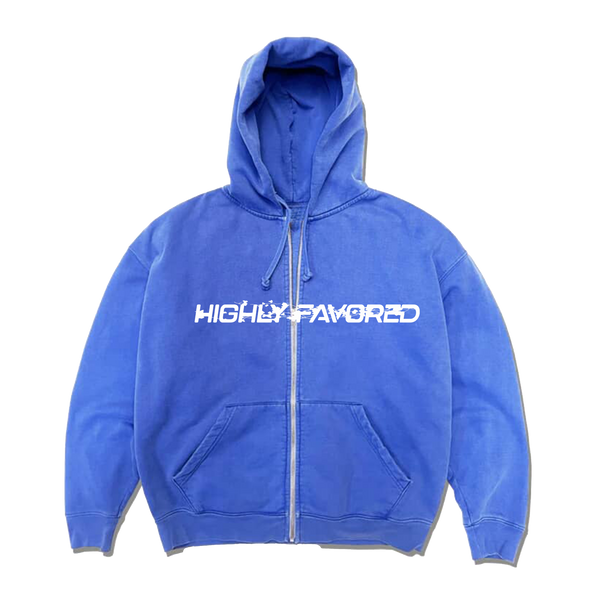 Highly Favored Zip Up Hoodie
